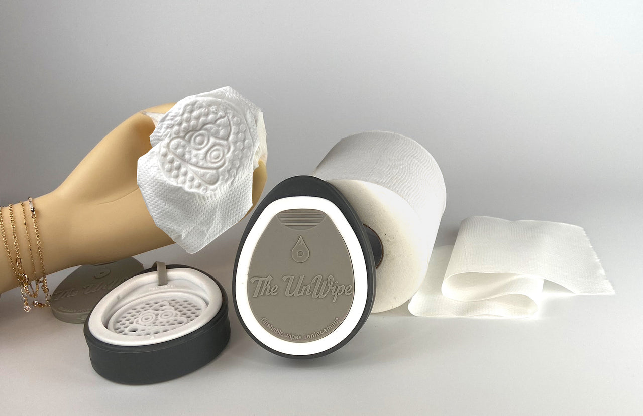 The UnWipe sustainability Instead of 'flushable' wipes & baby wipes